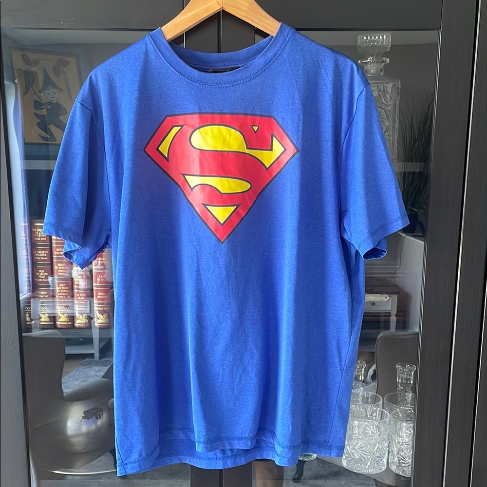 ♻️DC Comics Blue Superman Logo Tee